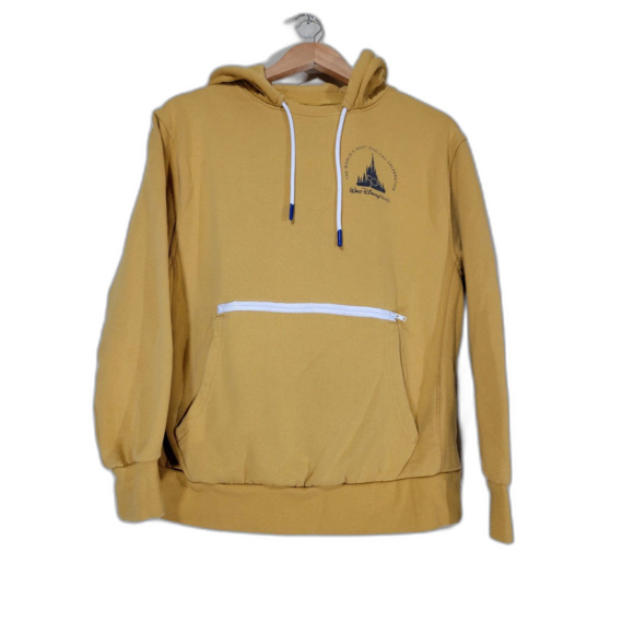 Disney World 50th Anniversary Mickey Mouse Gold Hoodie - Small - Picture 1 of 8